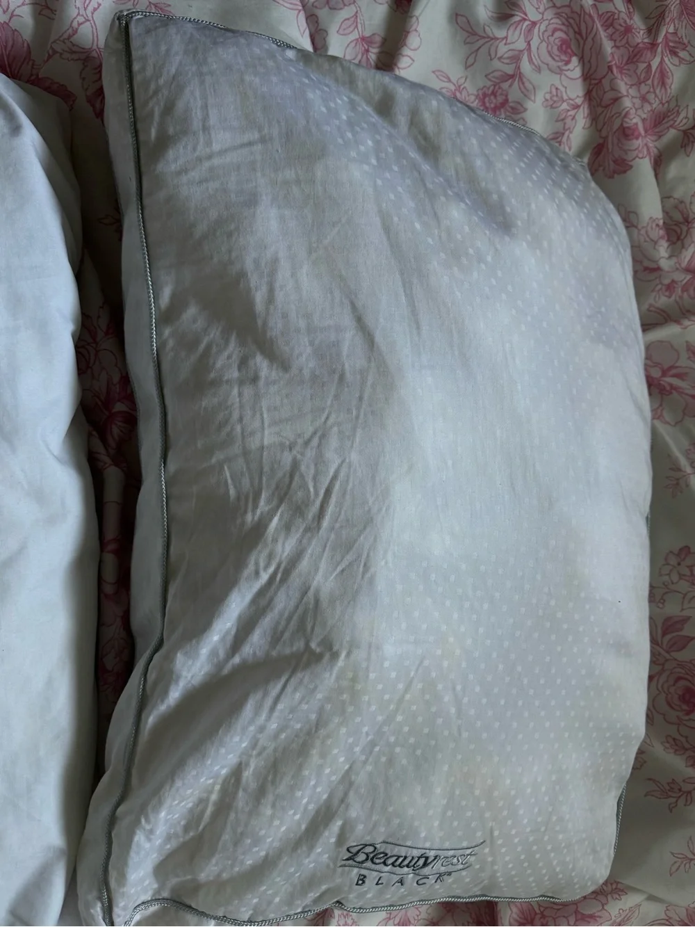 Luxury White Bed Pillow with Breathable Cover
